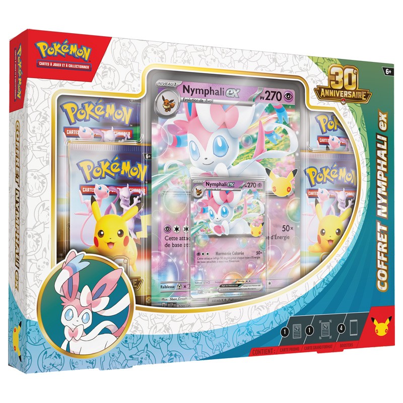 Pokémon Coffret Nymphali-ex 30e Anniversaire – visuel produit