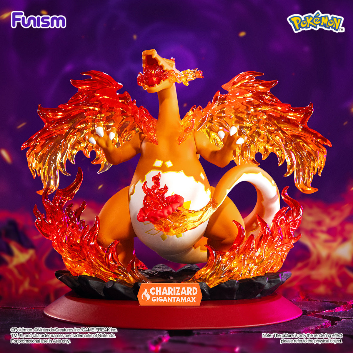 Dracaufeu Gigamax / Gigantamax Charizard — figurine Pokémon Funism — photographie officielle du fabricant