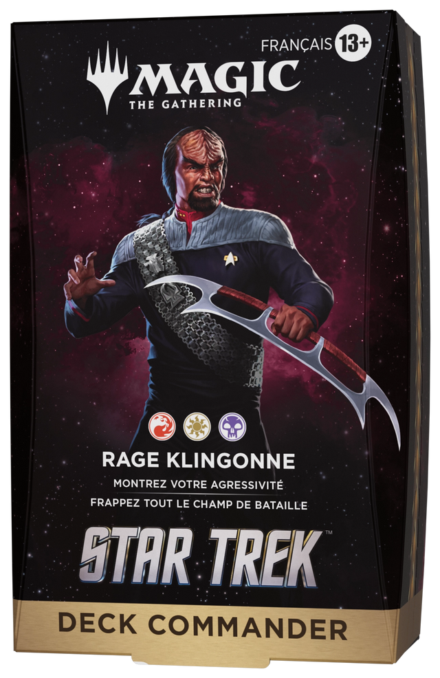 Deck Commander Star Trek - Rage Klingonne - Français