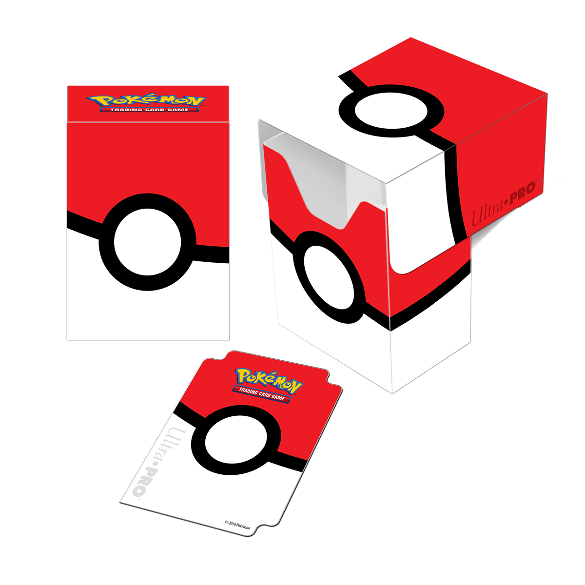Ultra PRO Poké Ball Full-View Deck Box — visuel officiel détouré