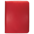 Ultra-Pro Vivid Zippered 9-Pocket PRO-Binder (Red)